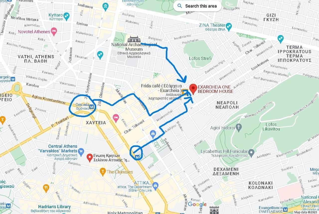 Exarcheia: Independent Ground Floor House. Apartment Атина Екстериор снимка