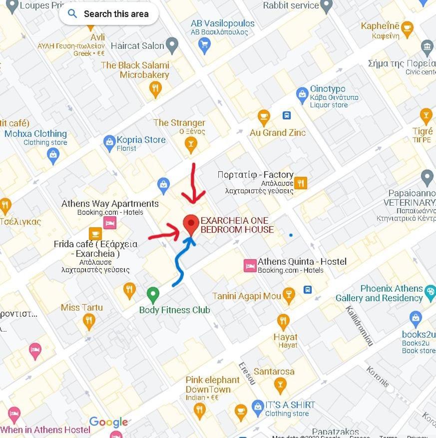 Exarcheia: Independent Ground Floor House. Apartment Атина Екстериор снимка
